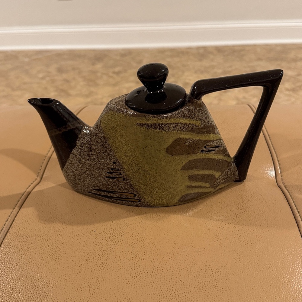 Artistic Ceramic Teapot with Unique Design